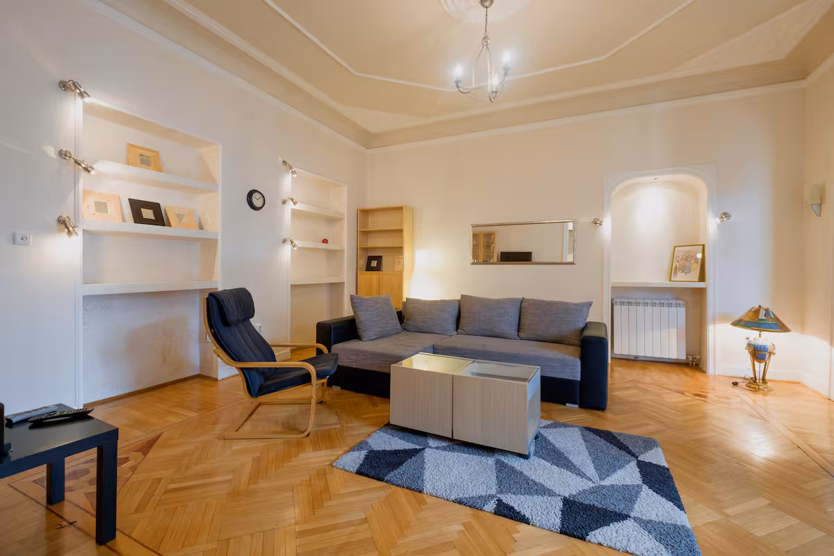 Living Area of Apartment Bana, Belgrade